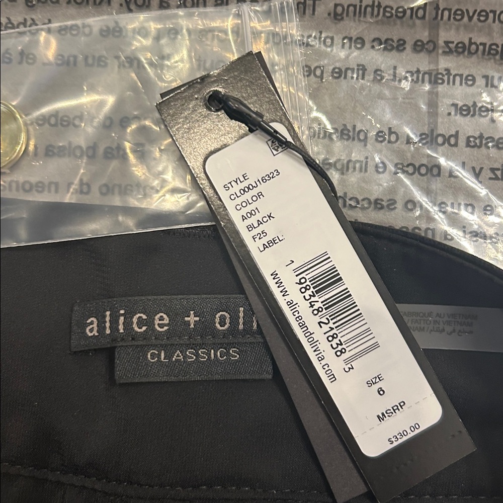 Alice + Olivia Laika Vegan Leather Mini Skirt - Picture 9 of 10